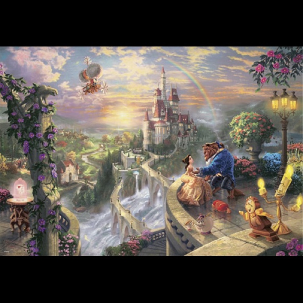 1000 pcs Beauty and the Beast Tenyo Jigsaw Puzzle